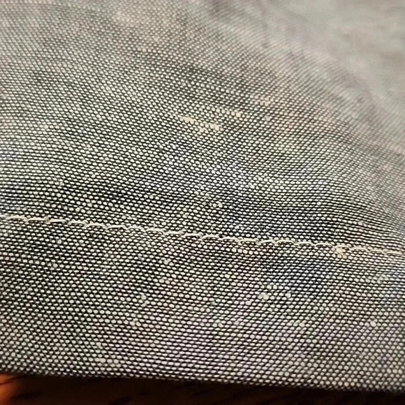 Vintage 70s Big Mac short-sleeved button-down chambray blue shirt. Size XL NWT - Picture 6 of 6